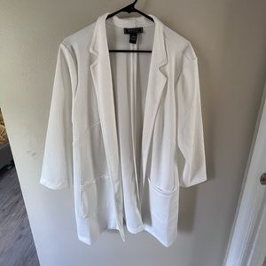 Work white blazer